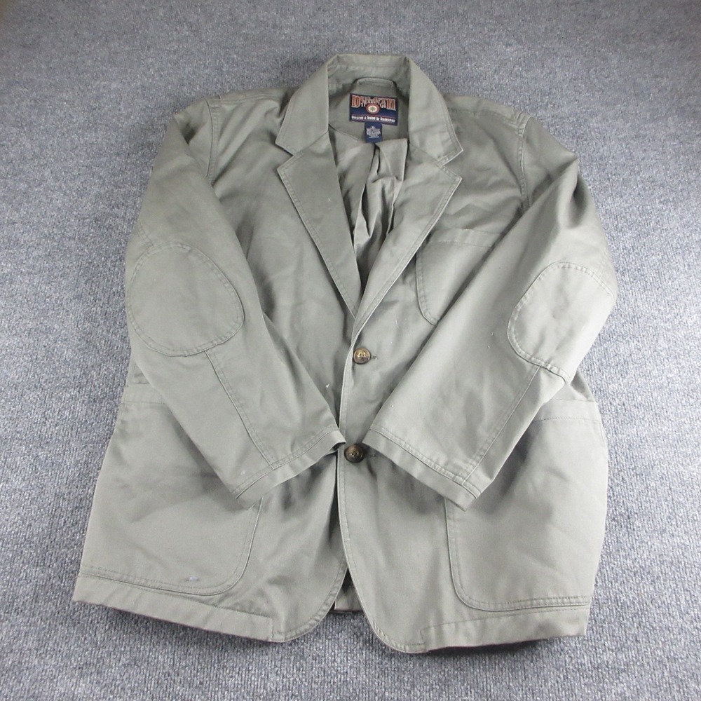 Duluth‎ Trading Co Blazer Mens XL Beige Field Chore Utility Sport Coat Jacket
